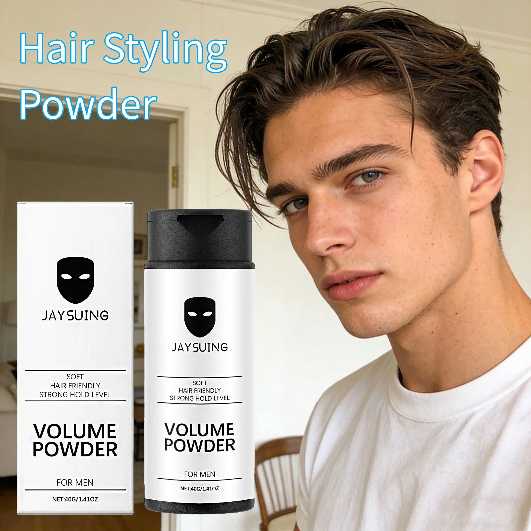JAYSUING Hair Styling Powder Persistent Improve Quality Fluffy Thicken Enhance Volume Oil Control Refresh Hair Brighten Powder Oasis Select Default Title