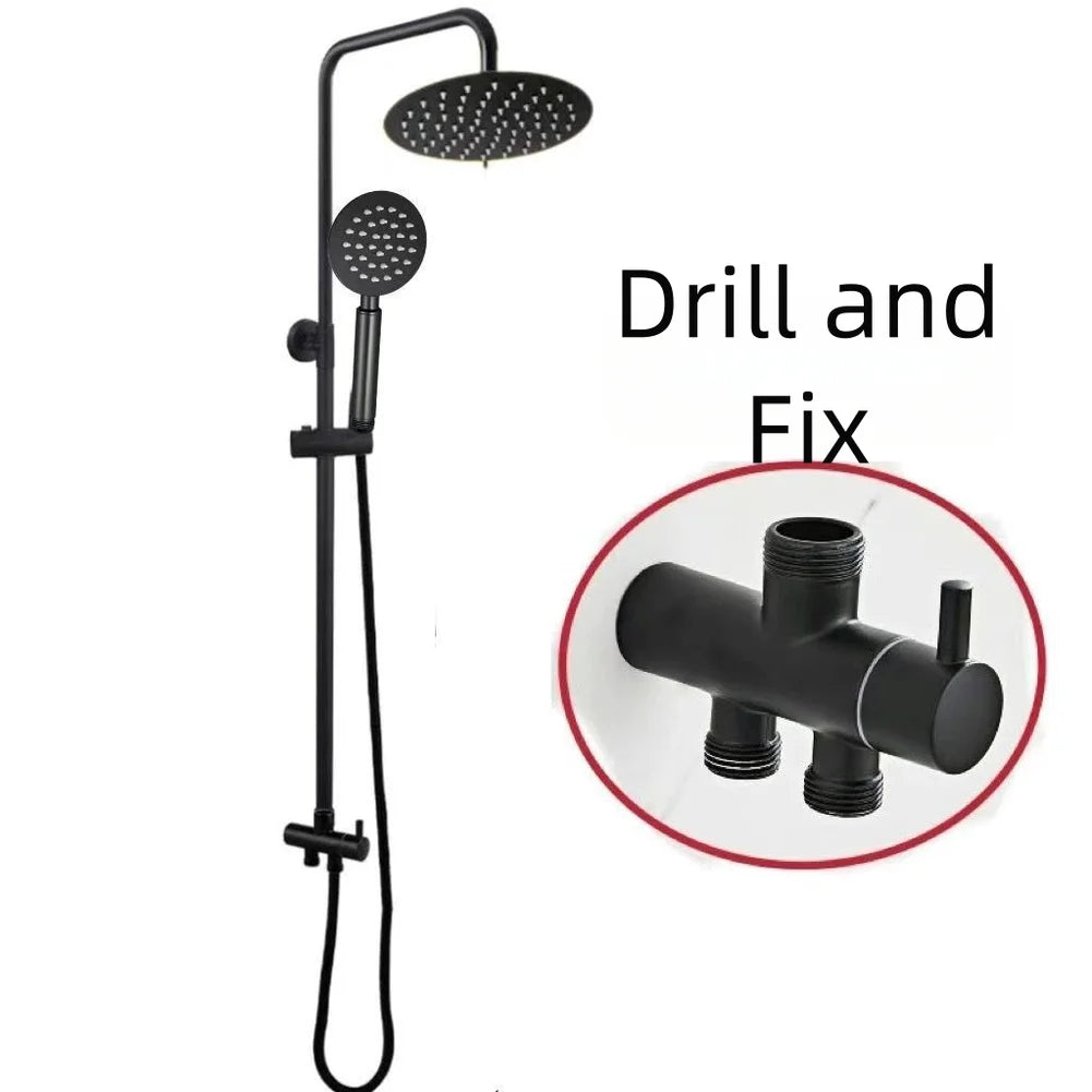Wall Mounted Shower Diverter Valve 2-Way Splitter Copper Chrome Plated Works With Standard Shower Systems Oasis Select