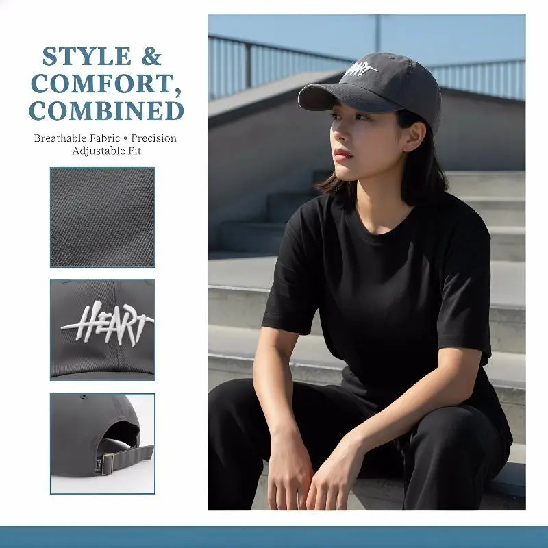 Washed Embroidered Baseball Cap Men Women uv차단 шляпа женская от солнца Gorros para el sol de mujer Adjustable Cap Summer Sun Hat Oasis Select