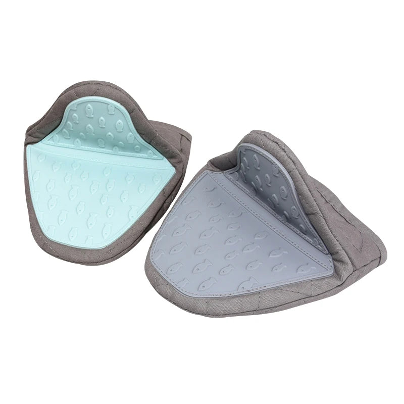 1pc Silicone Anti-scalding Oven Gloves Mitts Potholder Kitchen Silicone Gloves Tray Dish Bowl Holder Baking Oven Glove Hand Clip Oasis Select