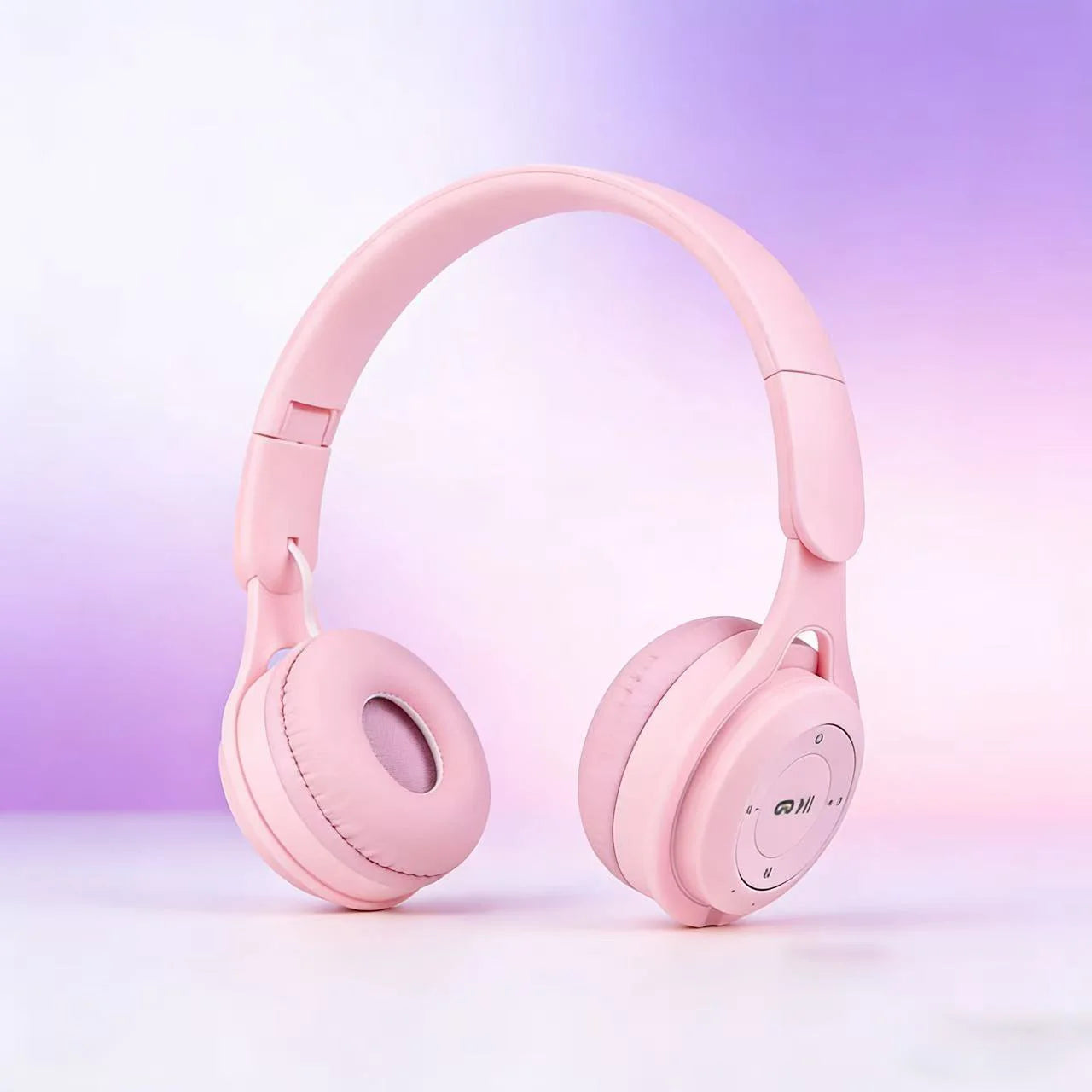 M6 Wireless Bluetooth Headphones Macaron Stereo Headset with Mic Wireless Headphones Oasis Select pink