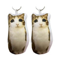 Cat Voice Keychain Toy Sound Hanging Decompression Reverses German Kitten Voice Pendant With Sound Plush Pendant Cute Pet Gift Oasis Select 2pcs