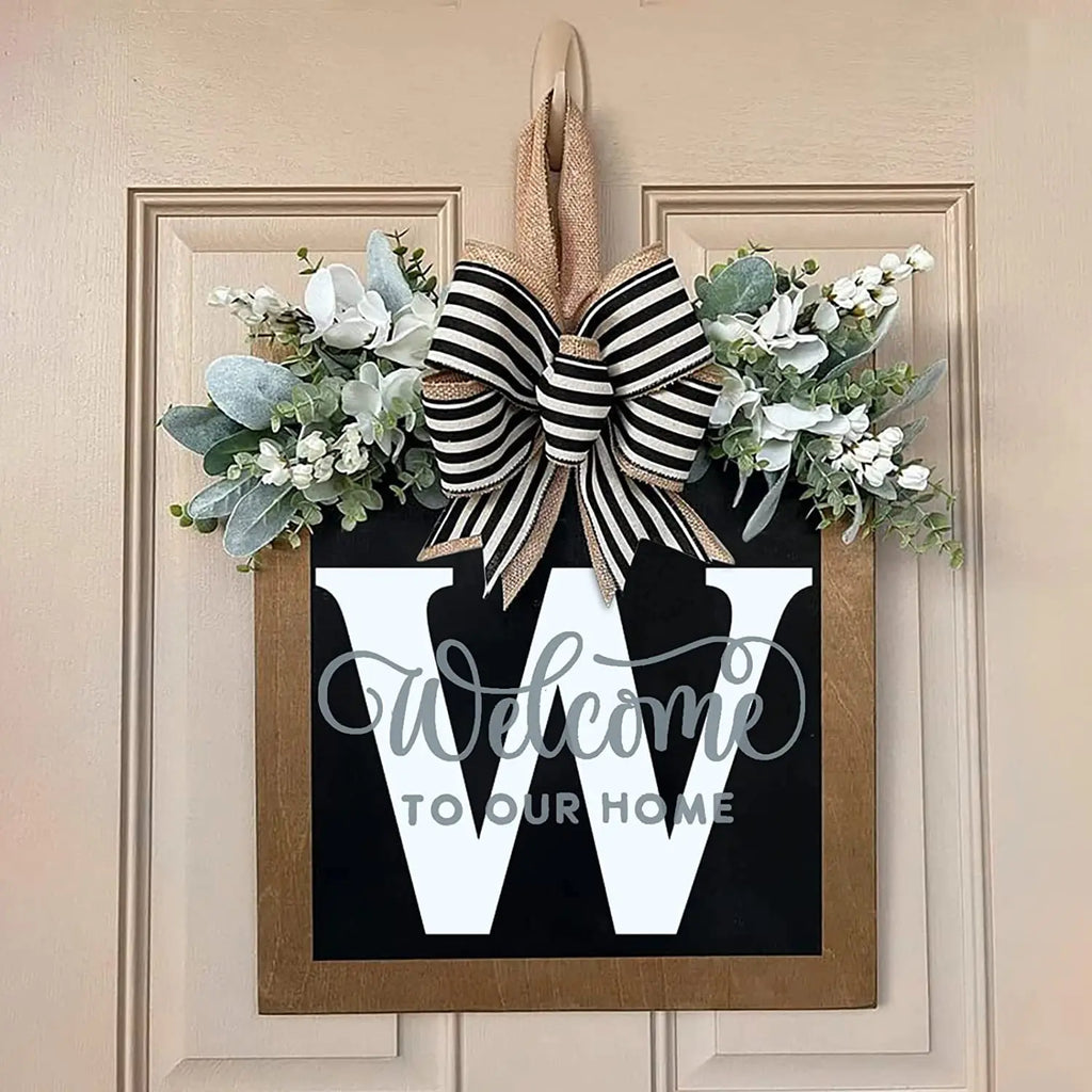 26-letter Personalized Front Door Decoration Door Hangings Layout Props Wooden Crafts Pendants Oasis Select