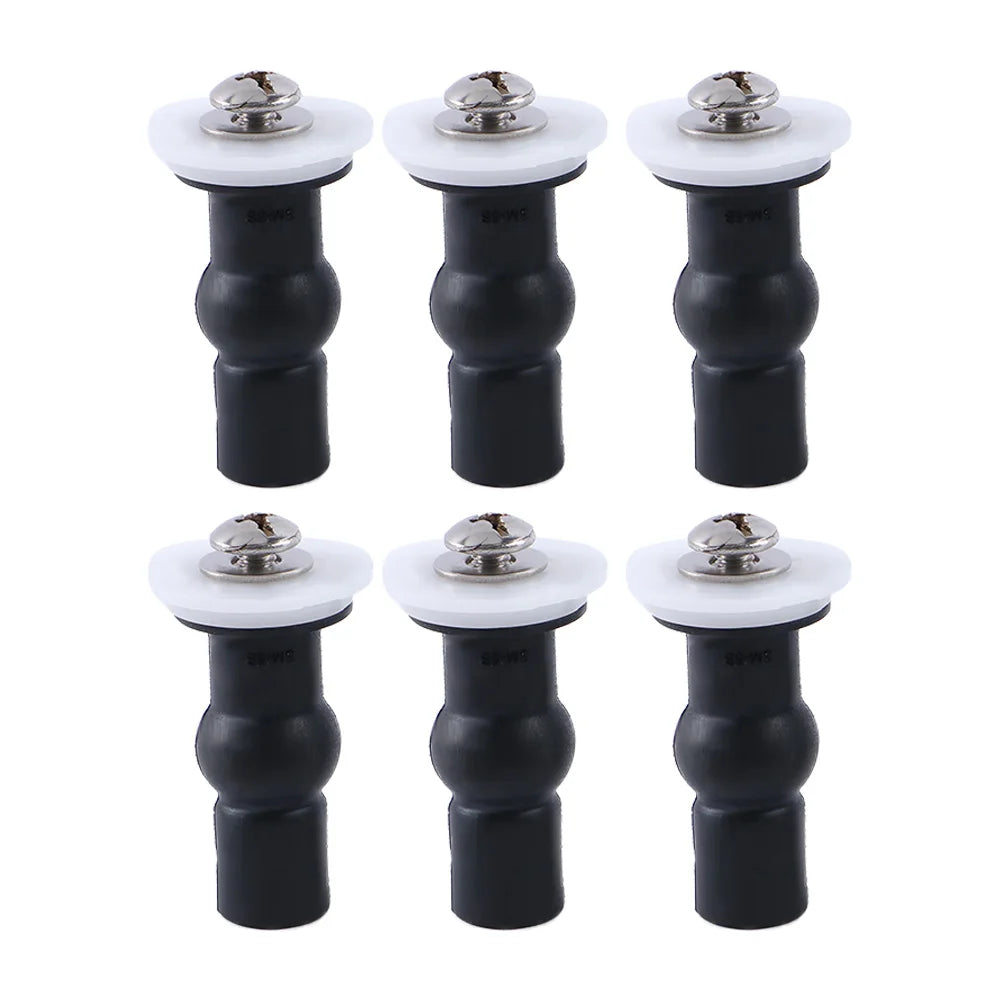 Screws Bathroom Hardware Replacement Parts Screws and Nuts Toilet Seats Bolts Toilet Repair Kits Fasteners Expanding Screws Oasis Select 6pack