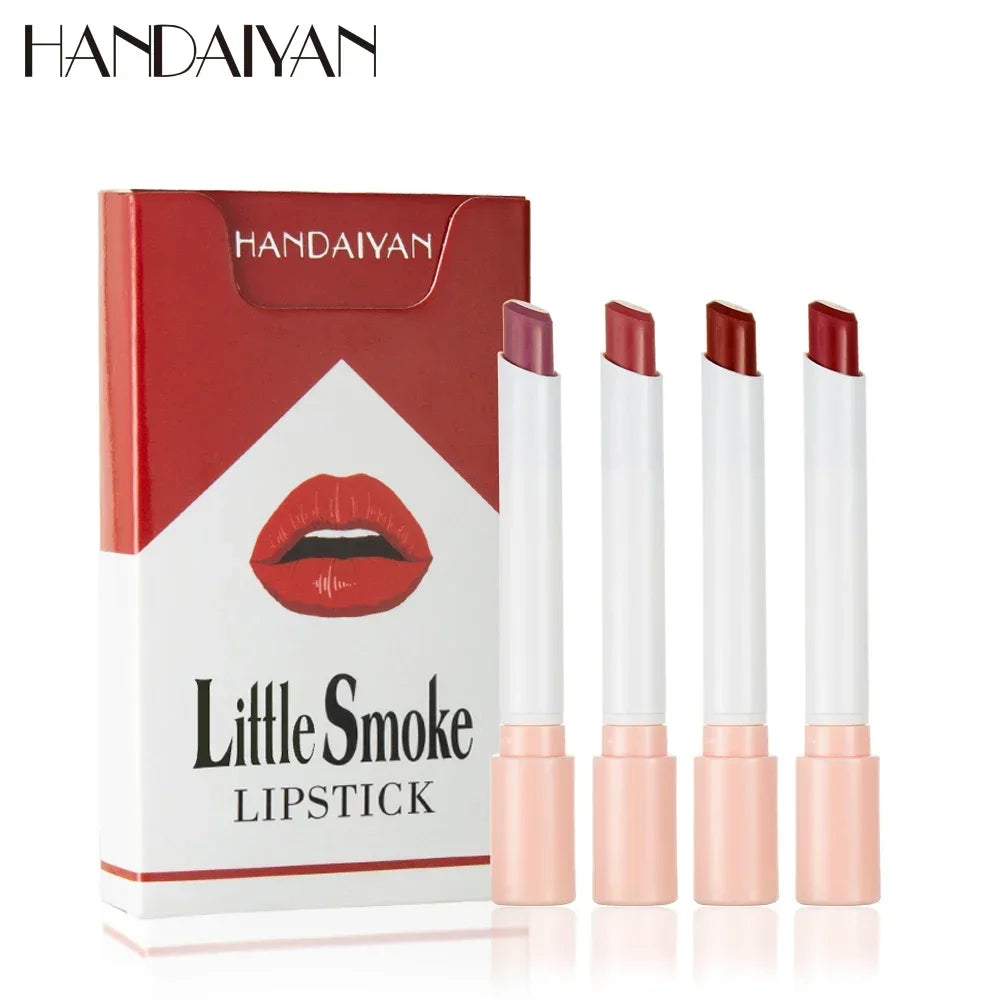 4pcs/set Lasting Stick Waterproof Lip Set - Long-lasting Matte Lipstick with Clear Finish - Perfect Valentine's Day Gift for Her Oasis Select