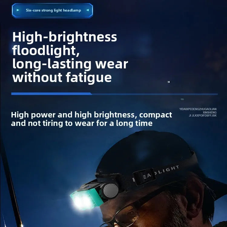 Professional LED Headlamp Super Bright Rechargeable Waterproof Light for Night Fishing Camping and Construction Work Oasis Select