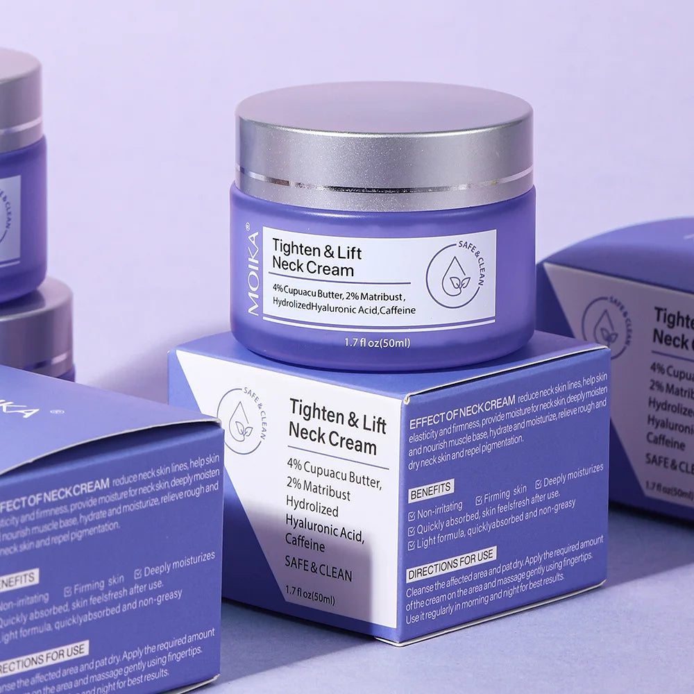 Collagen Neck Cream – Firming, Lifting & Brightening with Tool