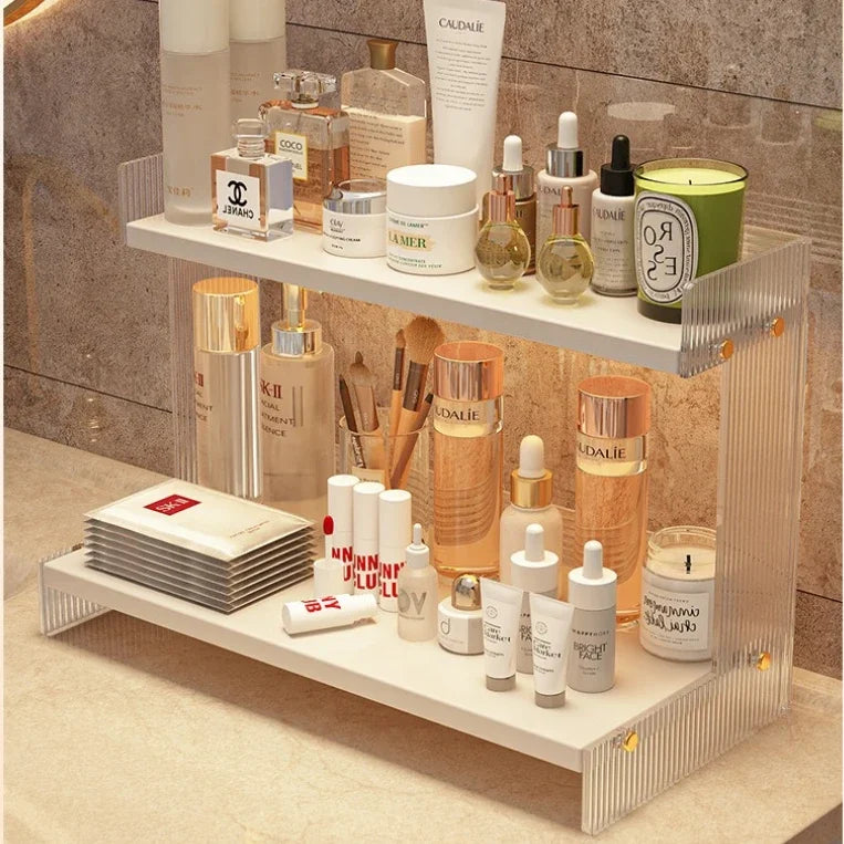 Multi-functional Desktop Shelf Household Cosmetics Storage Rack Acrylic Storage Rack sturdy and durable Oasis Select
