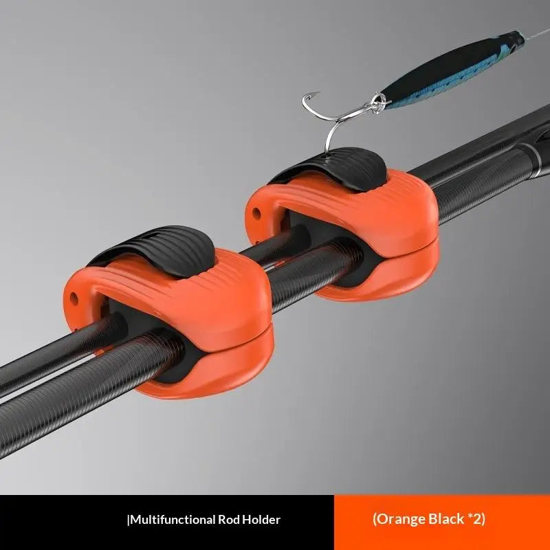 2/4Pcs Fishing Rod Holder Fixer Clip Fishing Pole Holder Compact Design Fishing Rod Fixer Fishing Rod Holder@#X Oasis Select A7