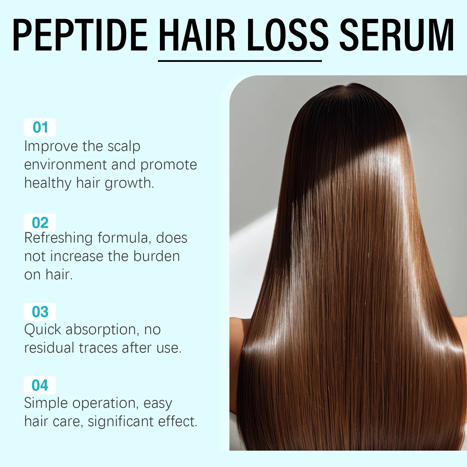 HOEGOA Peptide Hair Serum – Strengthen, Smooth & Repair 30ml