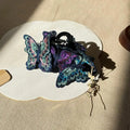 Chinese Butterfly Hair Claw Clip – Floral Tassel Hanfu Style Hair Claw Clip Oasis Select A