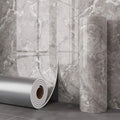 Self Adhesive Thick Wallpaper Marble Effect Wall Sticker Waterproof Wall Covering for Living Room Bedroom Home Decoration Oasis Select Other Grey-40CMx3M