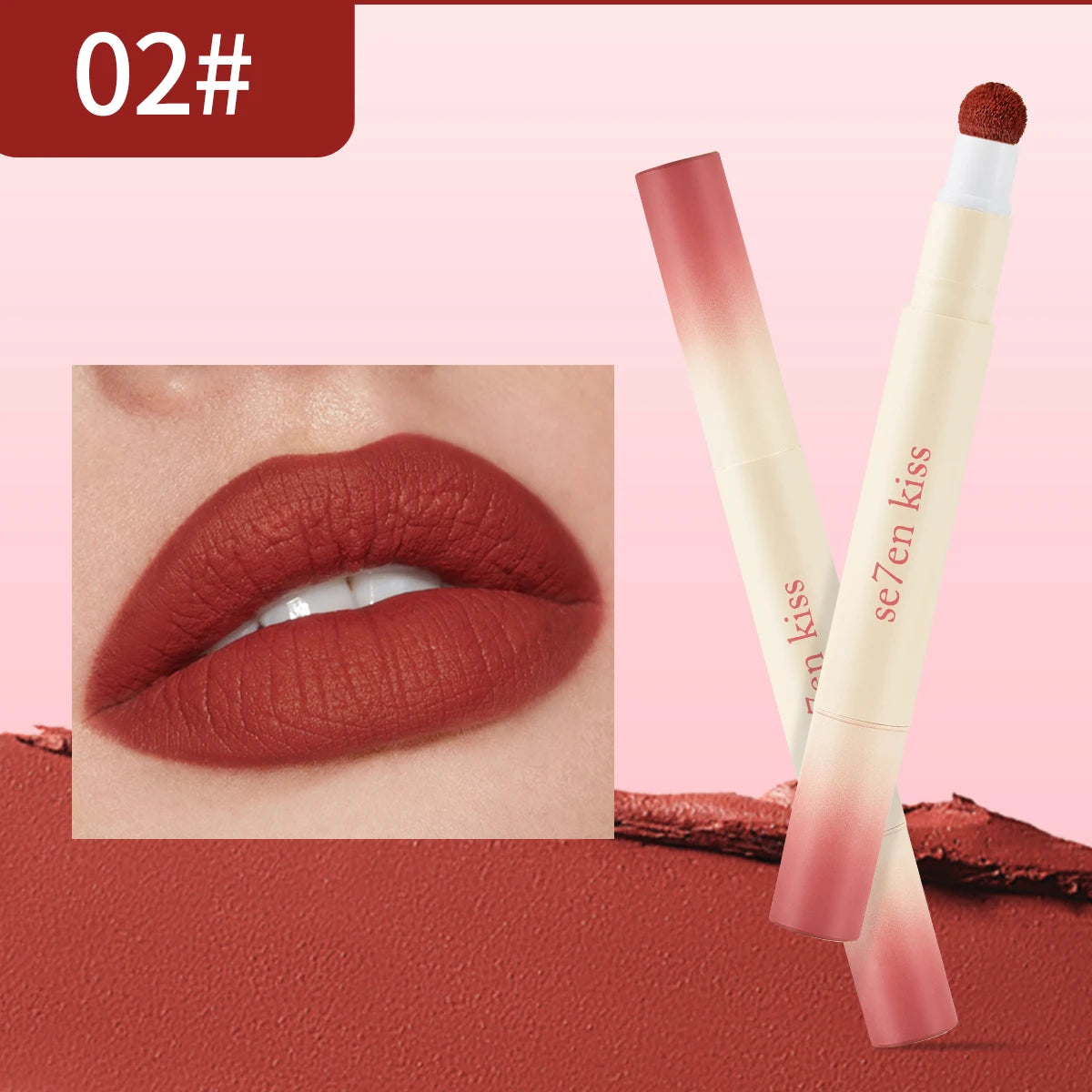 Se7en Kiss Velvet Matte Air Cushion Lip Cream – Waterproof
