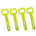 2/4 Pack Silicone Scuba Diving Regulator Mouthpiece Retainer Strap Wreck Diving 2nd Stage Octopus Regulator Holder Band Oasis Select Yellow 4pcs
