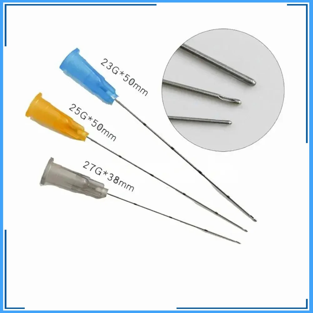 Medical Sterile microcannula 18G 23G 25g 27G 50mm 70mm Blunt Tip Micro Cannula Needle for Injectable Hyaluronic Acid Fillers Oasis Select