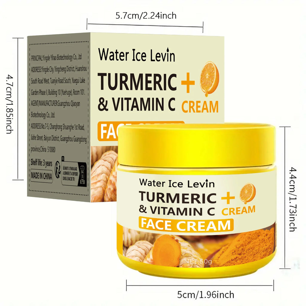 Turmeric & Vitamin C Cream – Brightening Face Moisturizer Face Moisturizing Cream Oasis Select