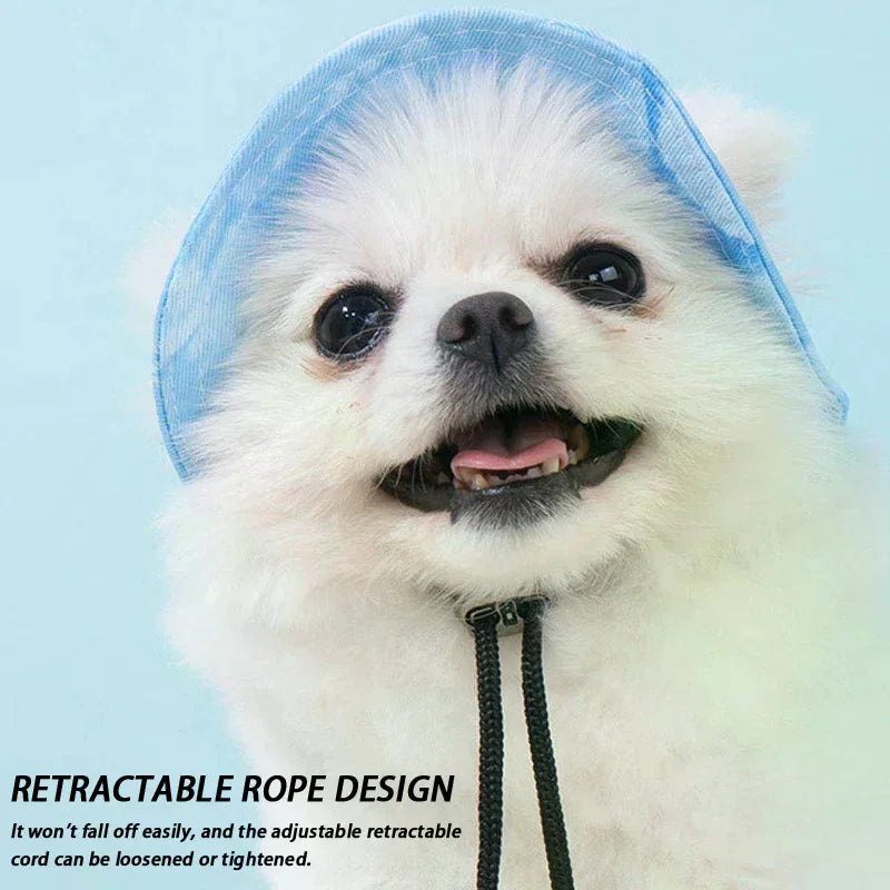 Cat Hat Dog Sun Hat Ear-Exposing Head Cover Pet Fisherman Hat Head Accessory Oasis Select