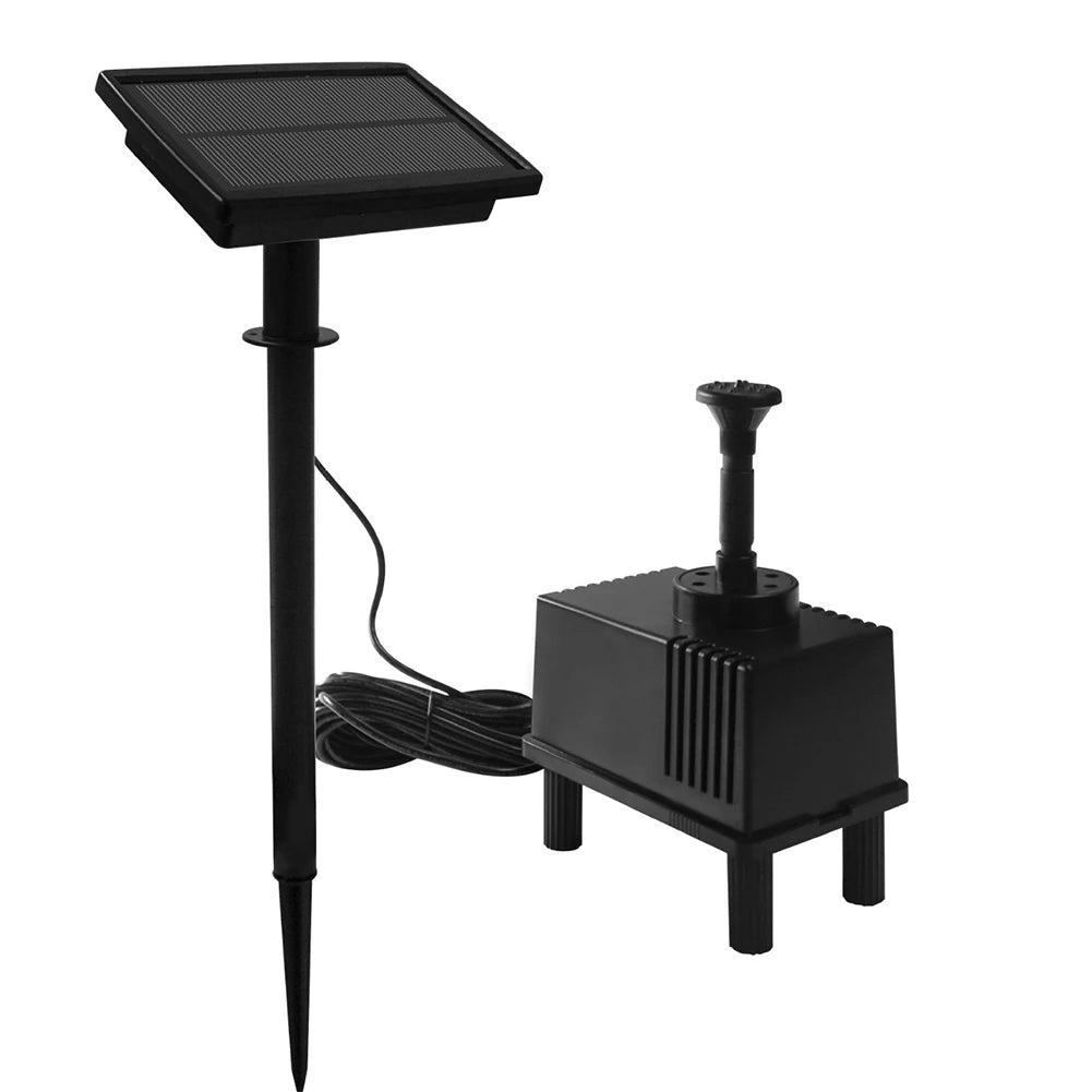 1.5W Solar Submersible Fountain Pump – Pond & Garden Pool Solar Fountain Pump Oasis Select