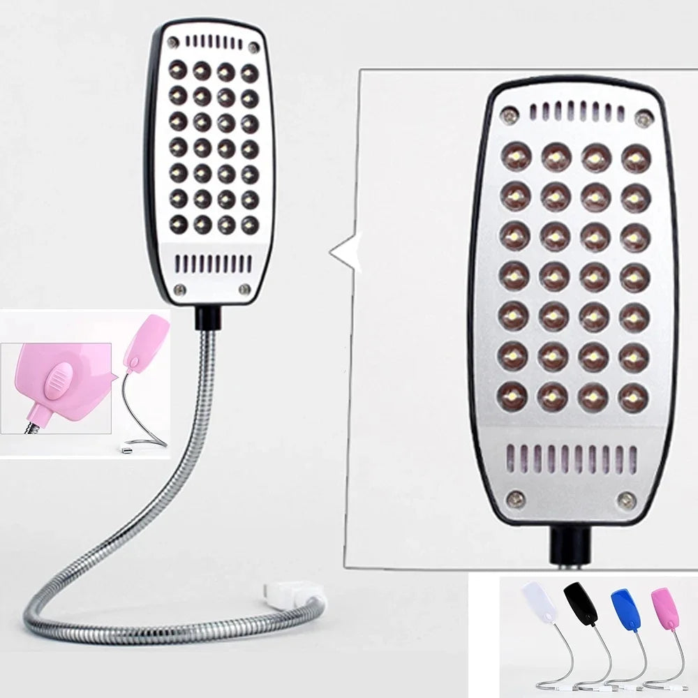 28LED USB Book Lights Eye Protection Reading Lamp Flexible Reading Book Lights AdjustableTable Lamp For Bedroom Study Lighting Oasis Select