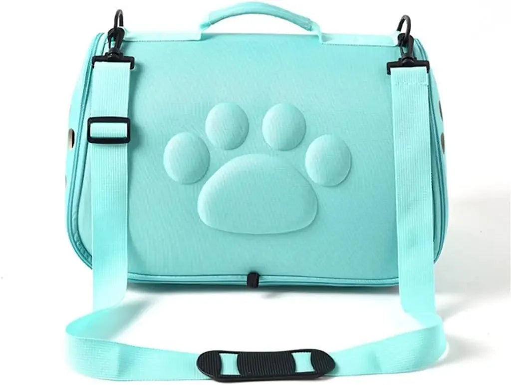 Portable Dog Cat Carrier Bag Large Capacity Outdoor Travel Dog Carrier Shoulder Bag Sling Breathable Cat Handbag for Small Dogs Oasis Select green M