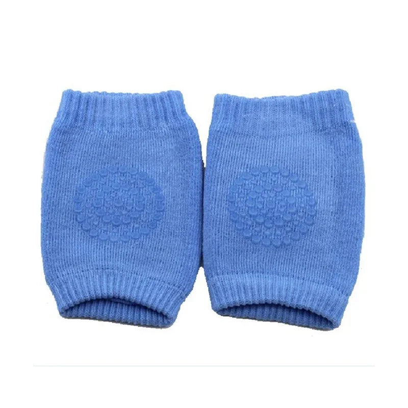 1/2 Pairs Baby Knee Pad Kids Safety Crawling Elbow Cushion Infant Toddlers Baby Leg Warmer Knee Support Protector Pads Oasis Select Blue