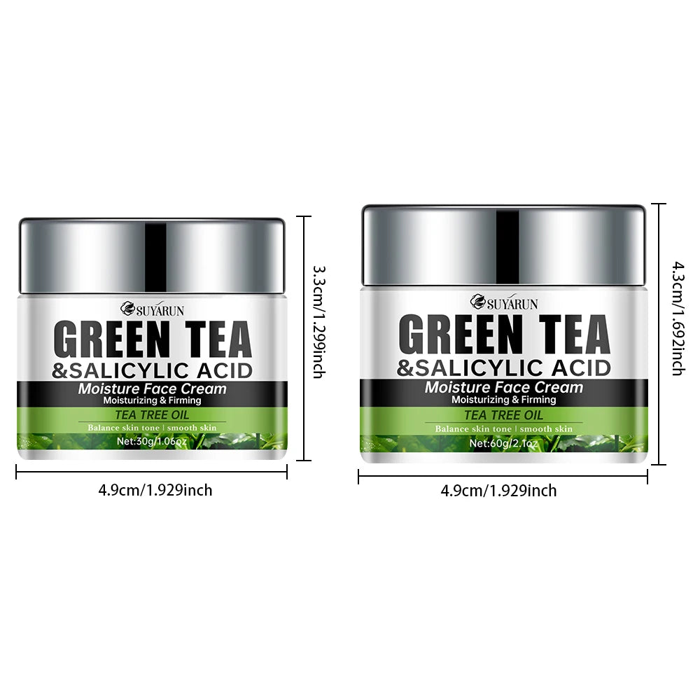 SUYARUN Squalane Camellia Green Tea Cream – Hydrating Face Moisturizer Cream Oasis Select