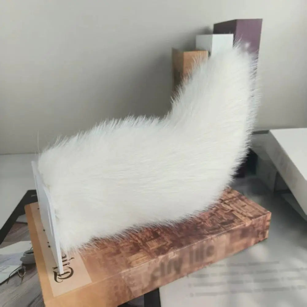 Car Rear Decorative Tail Plush Tail Ornament Motorcycle Plush Tail Decoration Accessories Easy To Use For Backpack Luggage Oasis Select