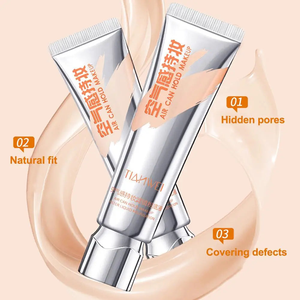 Airy Lasting Makeup Foundation Moisturizing Concealer Brightening Skin Color Invisible Pore Makeup Primer Isolation Cream 30ml Oasis Select