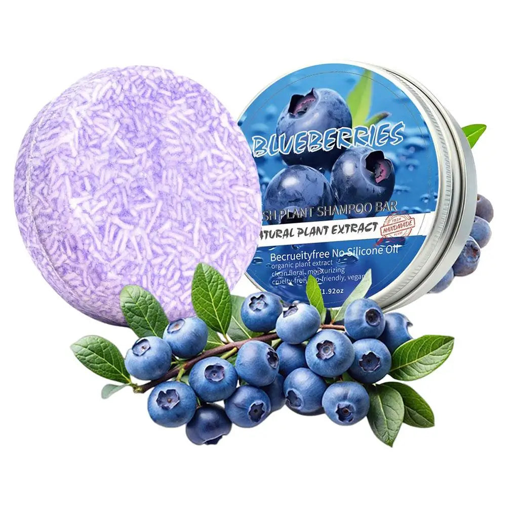 Blueberry Shampoo & Conditioner Bar – Silicone-Free, All Hair Shampoo Conditioner Bar Oasis Select shampoo