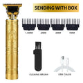T9 USB Electric Hair Clipper For Men Hair Cutting Machine Rechargeable Man Shaver Trimmer Barber Technical Beard Trimmer Oasis Select Gold
