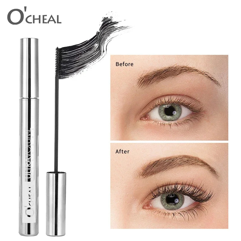 OCHEAL Waterproof Mascara – 2mm Micro Brush, Volume & Curl