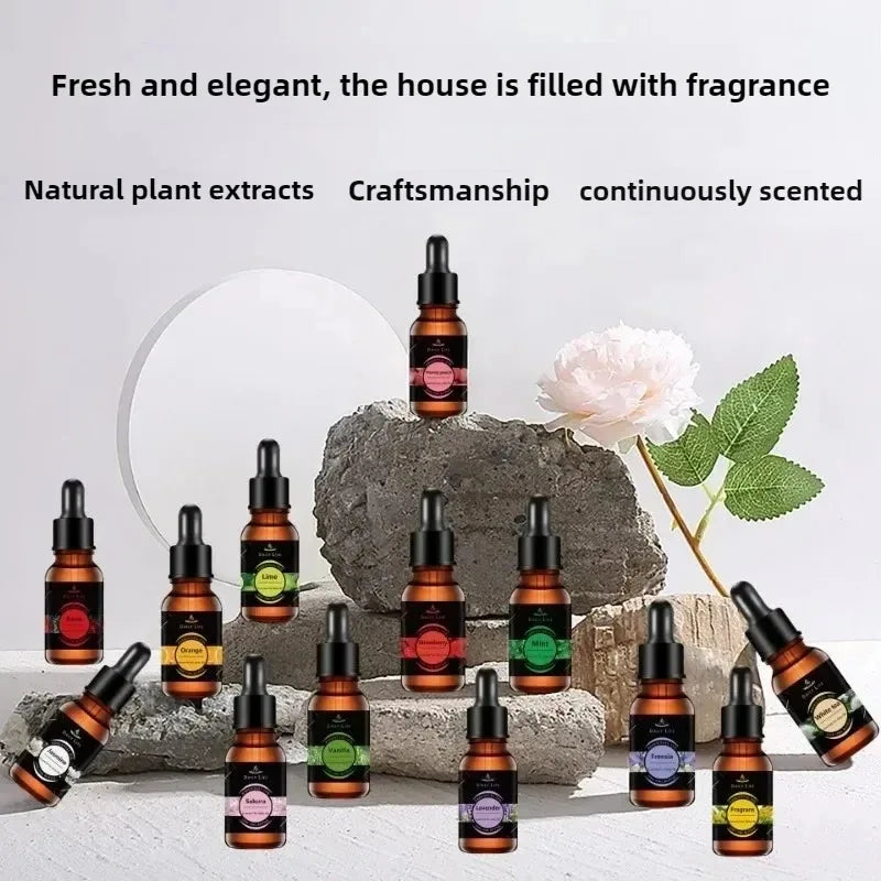 4PCS*10ml Essences Kit for Aromatherapy Machine Diffuser and Hydrosoluble Environment Humidifier Oasis Select