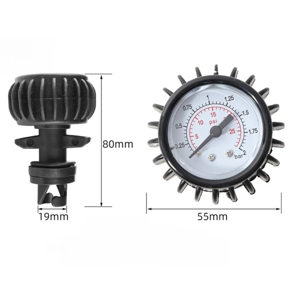 Compact 30PSI Pressure Gauge Meter For Inflatable For Kayak Boat Paddleboard Surfboard Air Pump High Pressure Testing Tool Oasis Select 1pcs