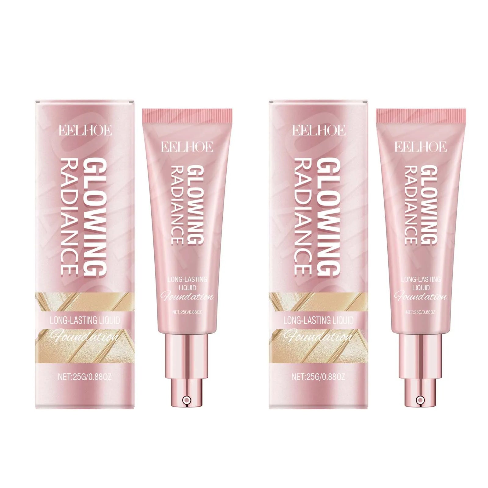 Face Liquid Foundation Oil-Control Matte BB Cream Waterproof Long-Lasting Concealer Liquid Full Coverage Moisturizing Cosmetics Oasis Select 2Pcs Wheaten