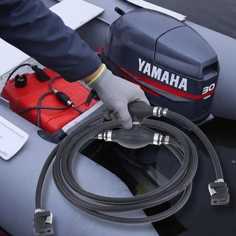 Performance Marine Accessories: 8mm Fuel Hose Assembly; 2.1/3.1M Outboard Motor Fuel Line for Boat Engine Oasis Select