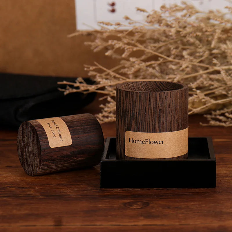 HomeFlower pure solid wood aromatherapy decoration size cylindrical indoor advanced fragrance fragrance wood decoration Oasis Select