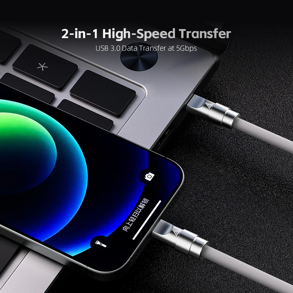 QKZ Type C 240W Super Fast Charging Cable PD 240W Flash Charging QKZ TC999 USBC Cable Oasis Select