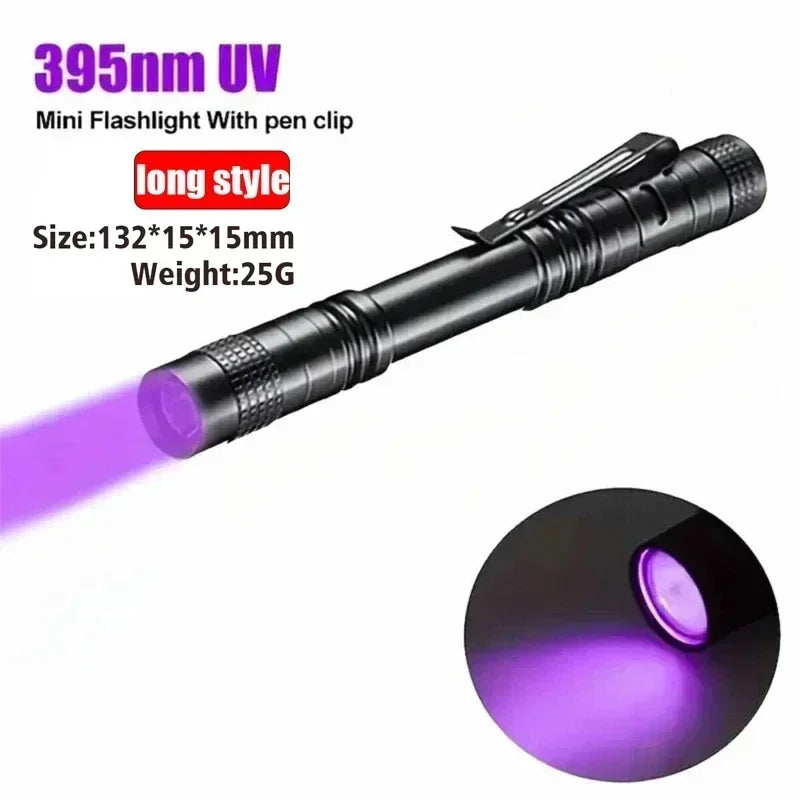 KDULIT 395nm UV Blacklight Flashlight | Pet Stain & Scorpion Torch