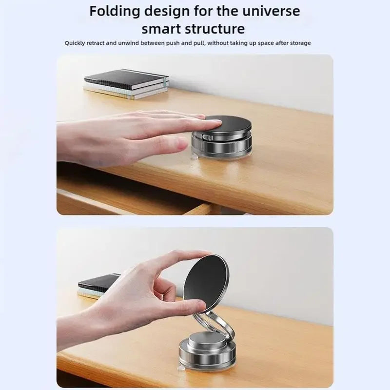 360 Adjustable Vacuum Magnetic Phones Holder Suction Cup Phone Mount for Magsafe Portable Cell Phone Holder for Cars Makeup Gym Oasis Select