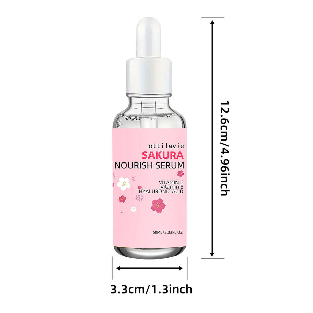 Ottilavie Sakura Serum 2PCS – Niacinamide & Hyaluronic Acid Brightening Face Serum Oasis Select