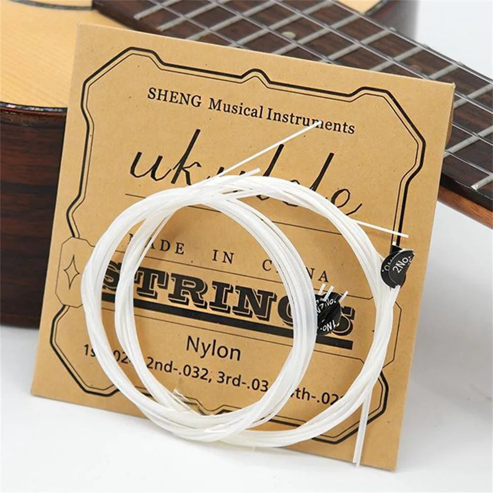4PCS/Set Nylon Strings Universal Ukulele String For 21in 23in 26in Ukuleles Oasis Select