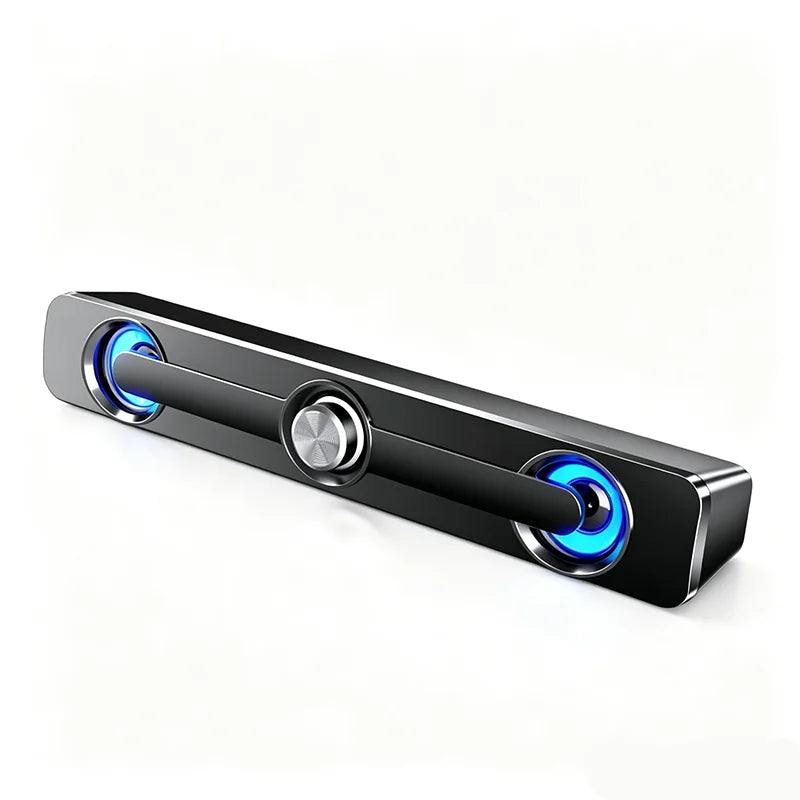 AyeBeau Wired USB Soundbar Speaker for PC, Laptop & TV