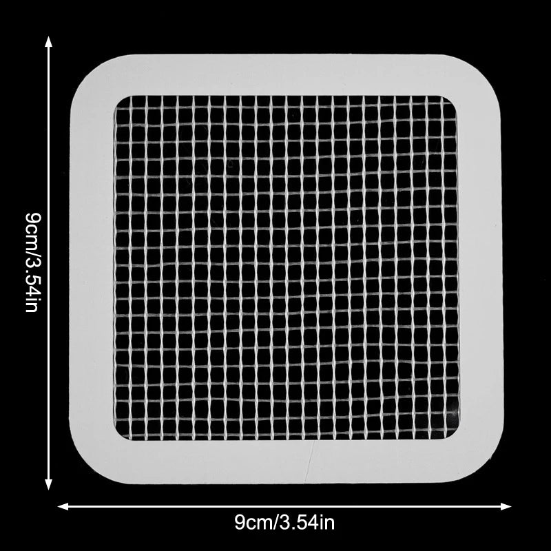 20PCS Disposable Mesh Shower Drain Hair Catcher Stickers Anti-Blocking Bathroom & Kitchen Hair Filter Net Drain Cover Pads Oasis Select B