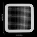 20PCS Disposable Mesh Shower Drain Hair Catcher Stickers Anti-Blocking Bathroom & Kitchen Hair Filter Net Drain Cover Pads Oasis Select B