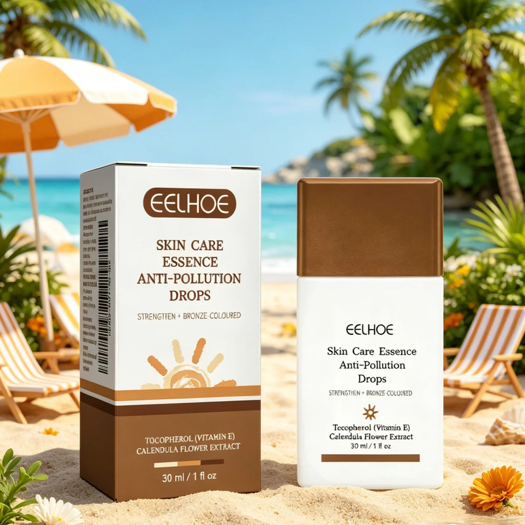 EELHOE Tanning Gel Even Skin Tone Deep Moisturizing Glowing Fast Absorbing Non Greasy Mild Ingredients Self Tanning Drops 30ml Oasis Select