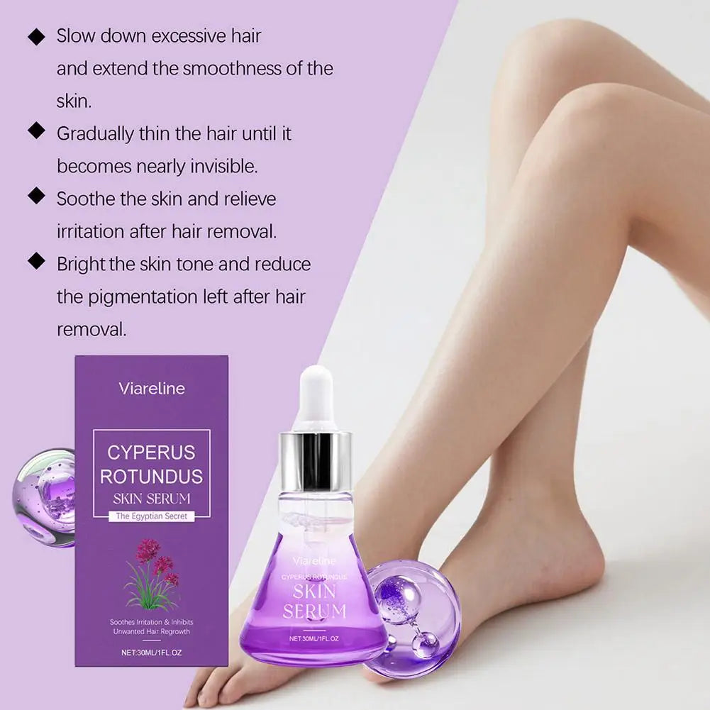 Cyperus Rotundus Skin Serum, Cyprus Rotundus Oil for Hair Reducing,Natural Gentle Shaving Oil for Women Moisturising Soothing Oasis Select
