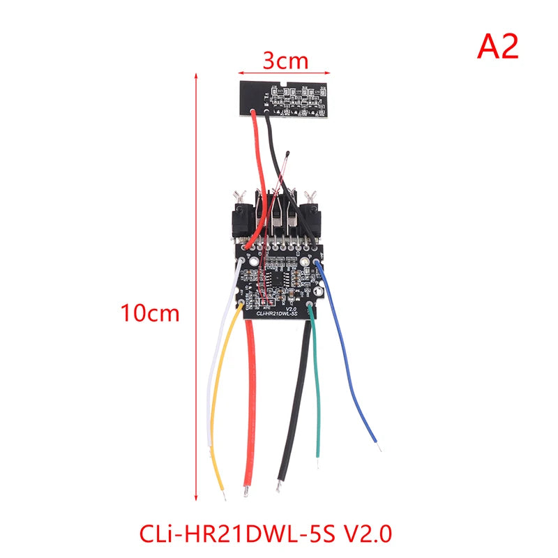 For DCB200 20V Power Tool Plastic Shell Protection Board Li-Ion Battery PCB Charging Protection Circuit Board For 21700 Oasis Select A2