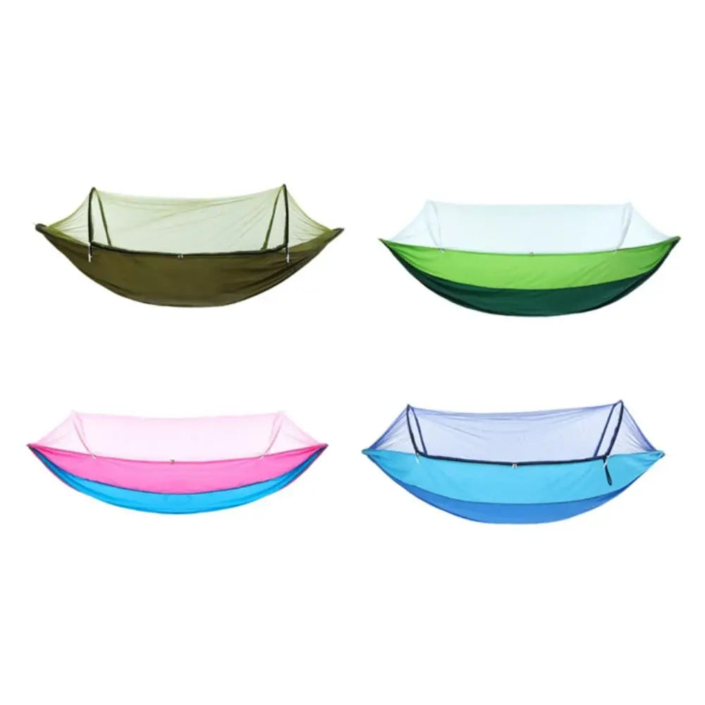 Anti-Mosquito Mosquito Net Hammock Ultra-Light Breathable Portable Hammock Anti-Rollover Swing Design Camping Hammock Adult Use Oasis Select