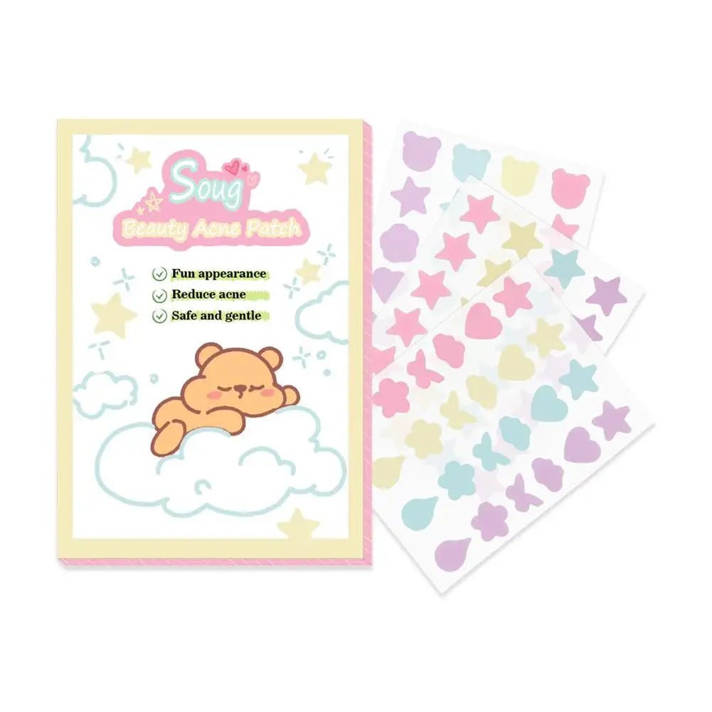 72-Count Star Pimple Patches – Colorful Invisible Acne Stickers Acne Pimple Patch Oasis Select 72 counts