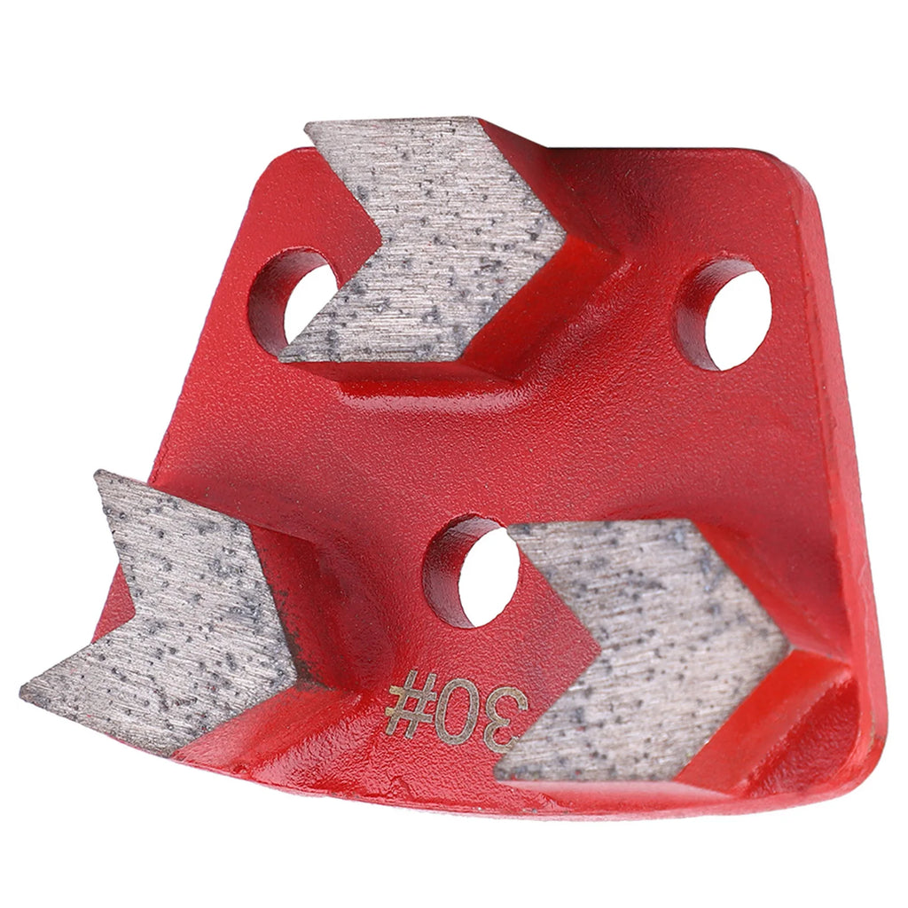 Trapezoid Grinding Disc Trapezoid Floor Grinding Pad Disc #30 Grit Metal Scraper Oasis Select